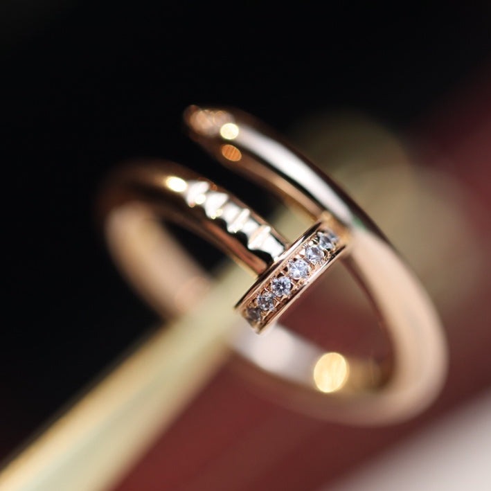 [Radiant Gem]¯JUSTE RING 2.65MM PINK GOLD DIAMOND