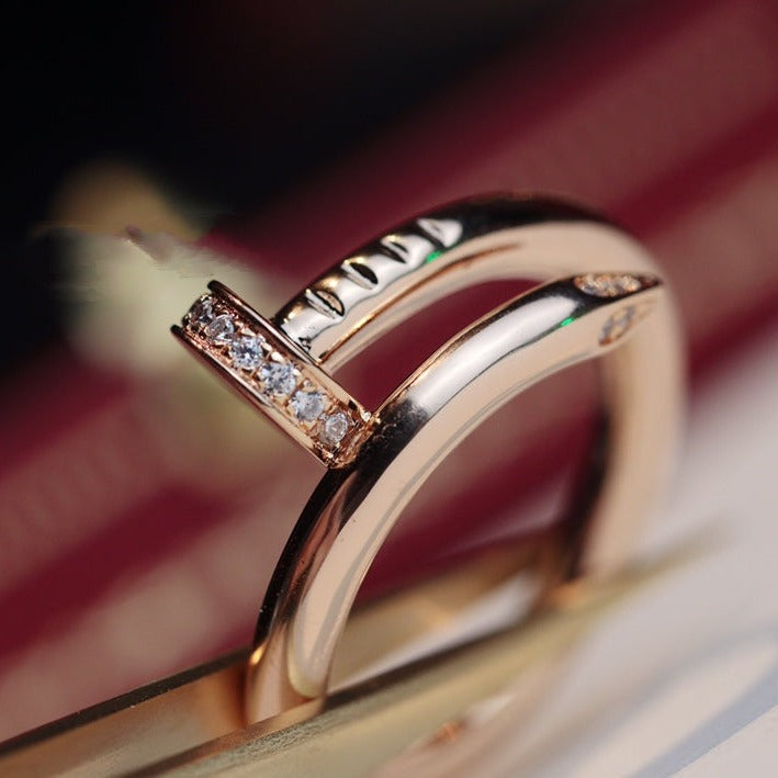 [Radiant Gem]¯JUSTE RING 2.65MM PINK GOLD DIAMOND