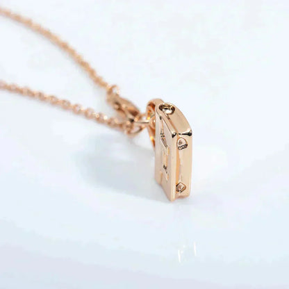 [Radiant Gem]¯AMULETTE PEDANT ROSE GOLD NECKLACE