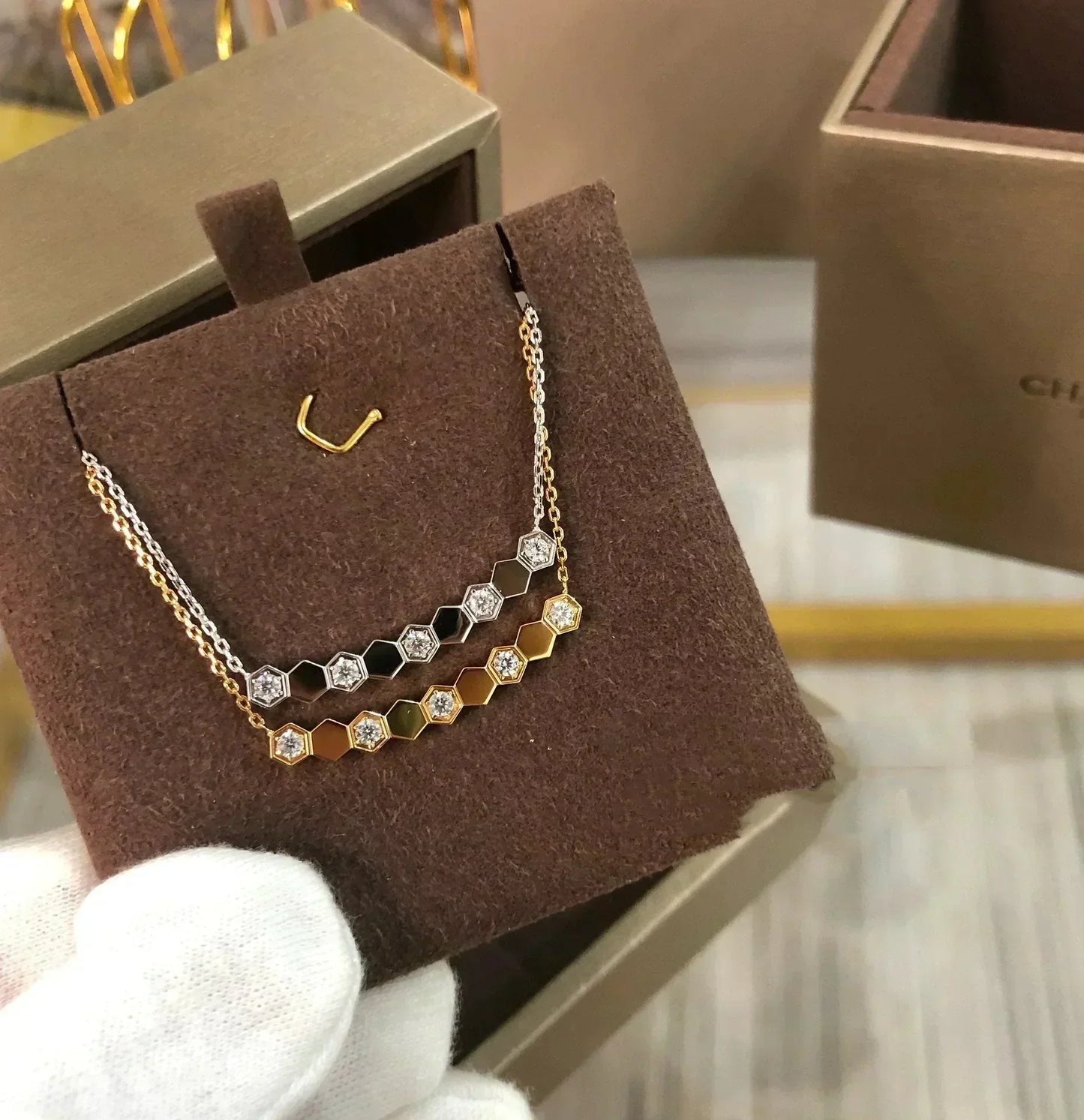 [Radiant Gem]¯BEE LOVE NECKLACE DIAMOND