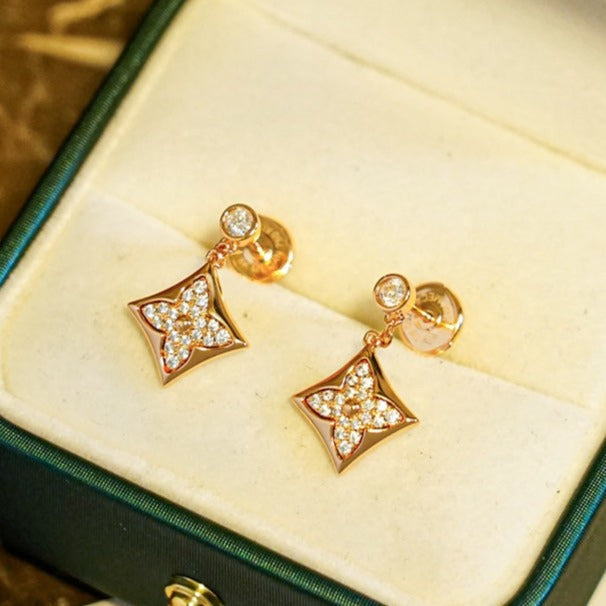 [Radiant Gem]¯STAR DIAMONDS EARRINGS GOLD