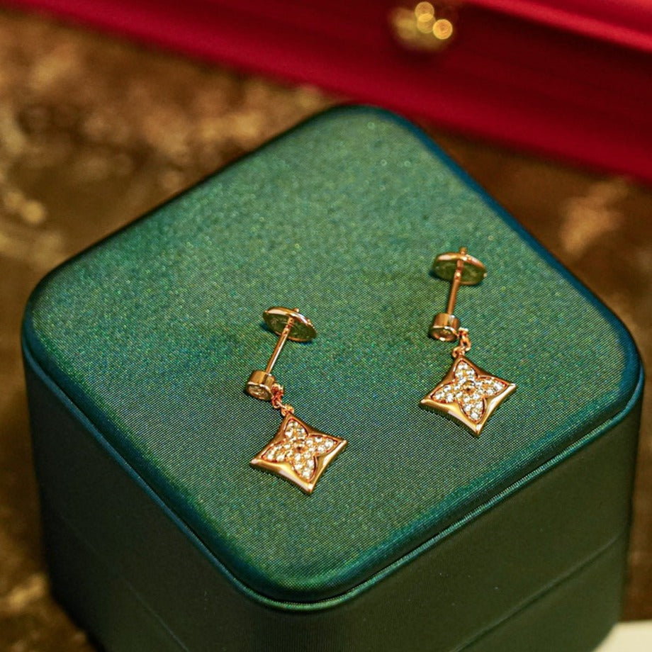 [Radiant Gem]¯STAR DIAMONDS EARRINGS GOLD