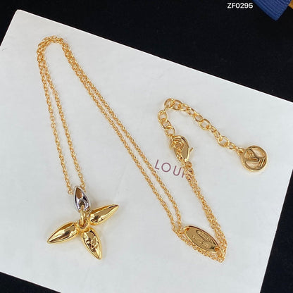 [Radiant Gem]¯LOUISETTE PEDANT GOLD NECKLACE