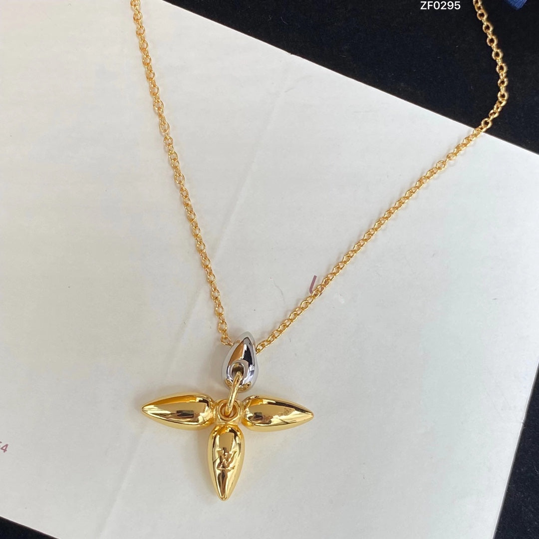 [Radiant Gem]¯LOUISETTE PEDANT GOLD NECKLACE