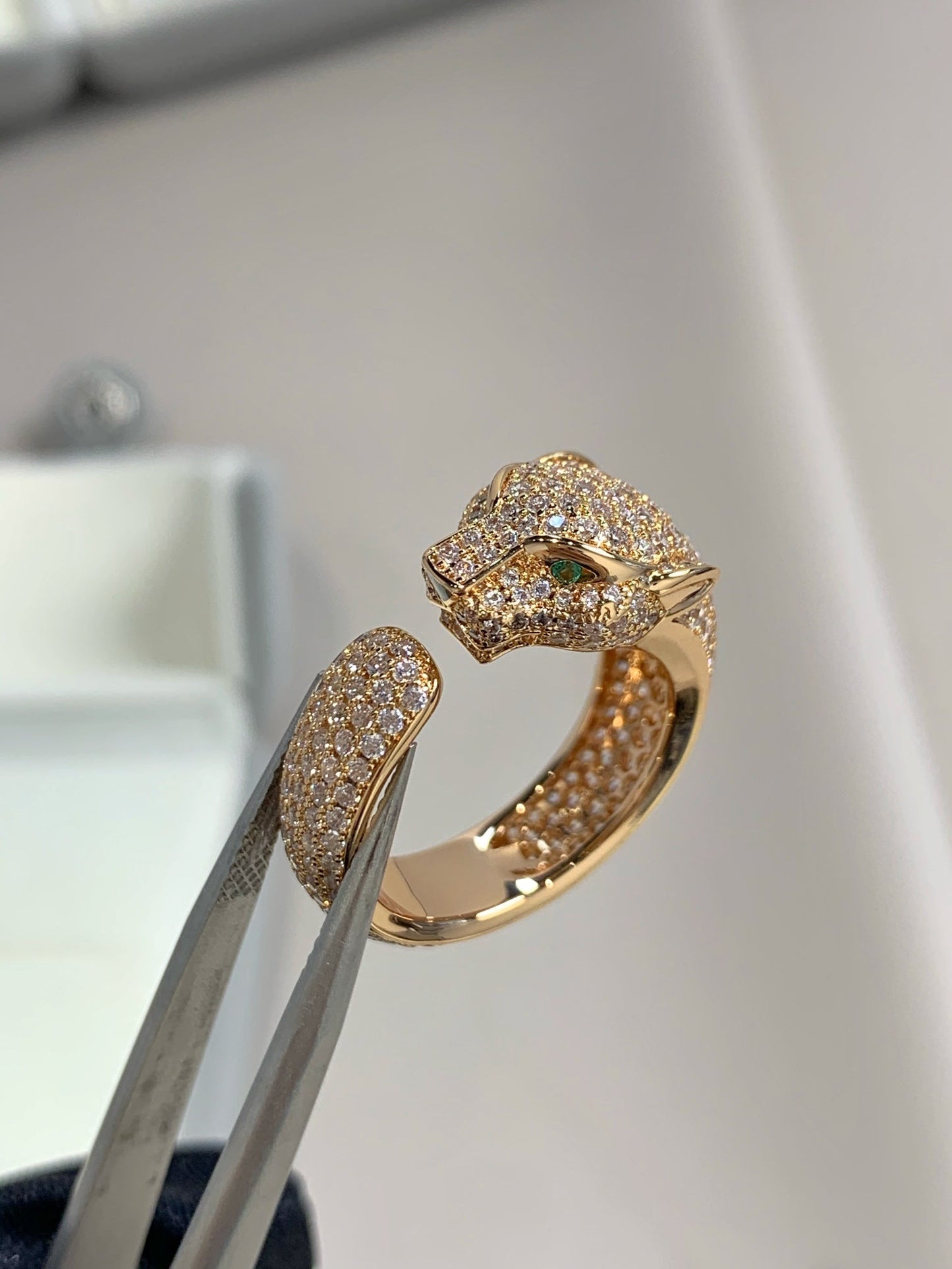 [Radiant Gem]¯PANTHERE PINK GOLD DIAMOND RING