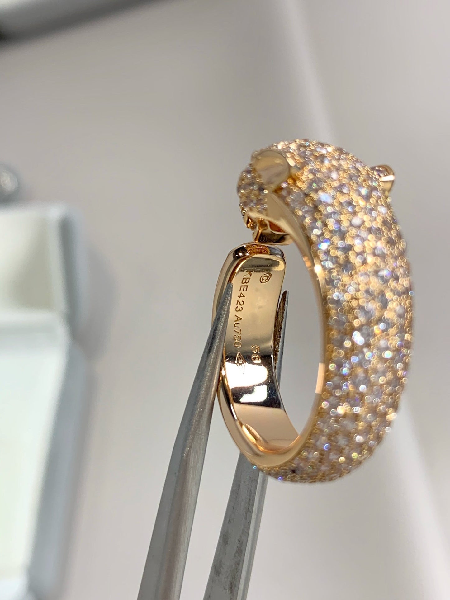 [Radiant Gem]¯PANTHERE PINK GOLD DIAMOND RING