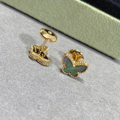 [Radiant Gem]¯BUTTERFLY DARK MOP  EARRINGS