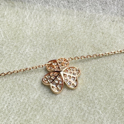 [Radiant Gem]¯FLOWER DIAMOND NECKLACE