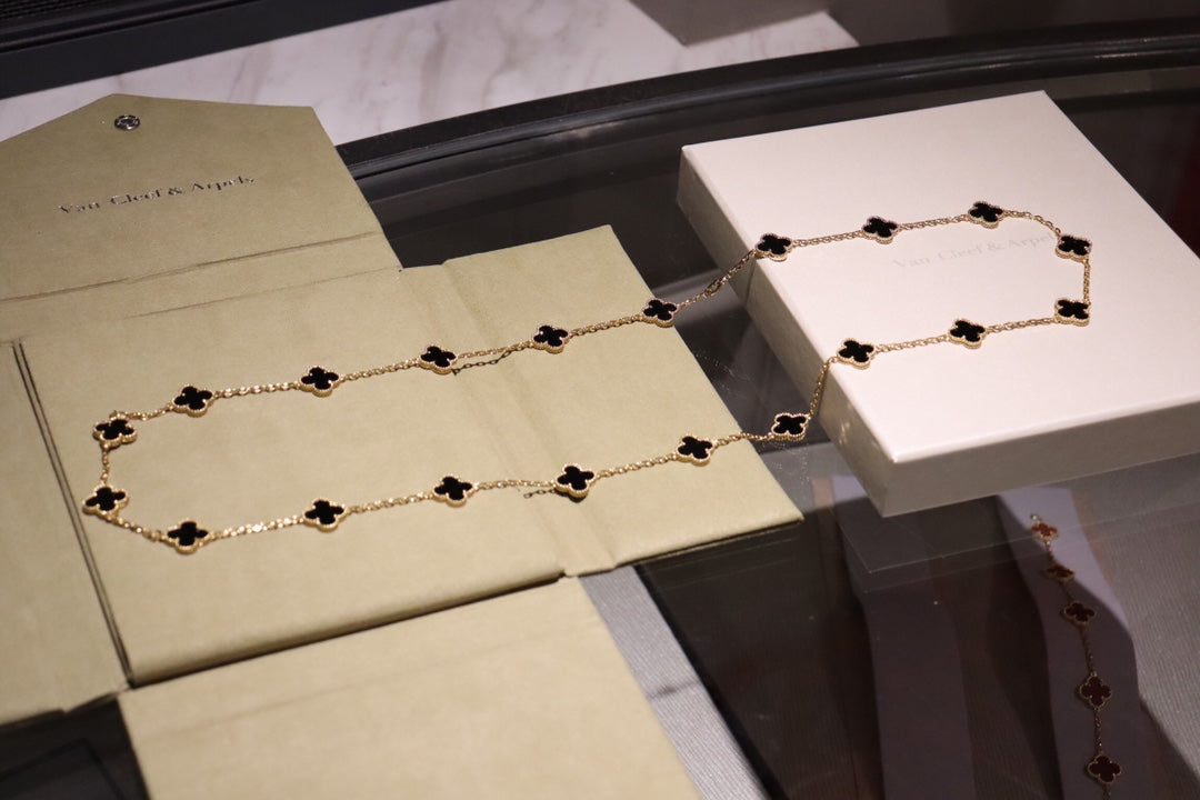 [Radiant Gem]¯CLOVER 20 MOTIFS ONYX ROSE GOLD