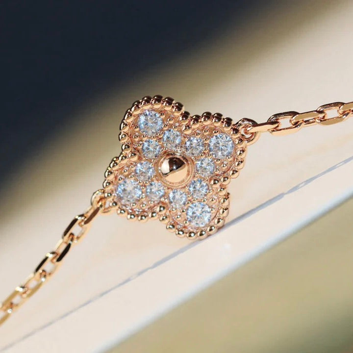[Radiant Gem]¯CLOVER 20 MOTIFS LASER DIAMOND NECKLACE