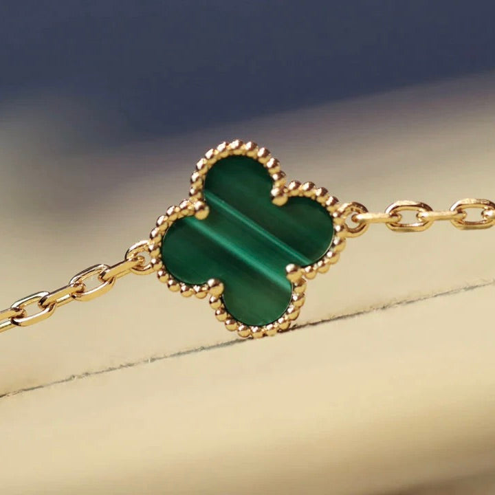 [Radiant Gem]¯CLOVER 20 MOTIFS MALACHITE GOLD