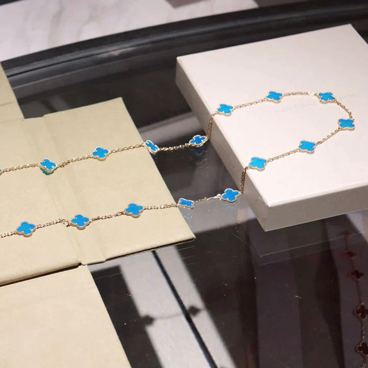 [Radiant Gem]¯CLOVER 20 MOTIFS TURQUOISE GOLD