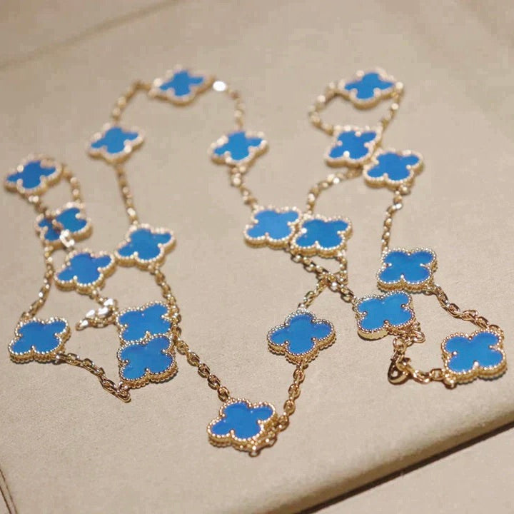 [Radiant Gem]¯CLOVER 20 MOTIFS TURQUOISE GOLD