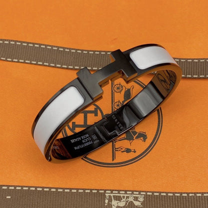 [Radiant Gem]¯H BRACELET 12MM BLACK WHITE CERAMIC