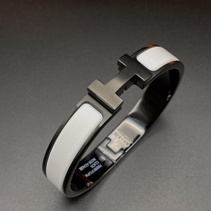 [Radiant Gem]¯H BRACELET 12MM BLACK WHITE CERAMIC