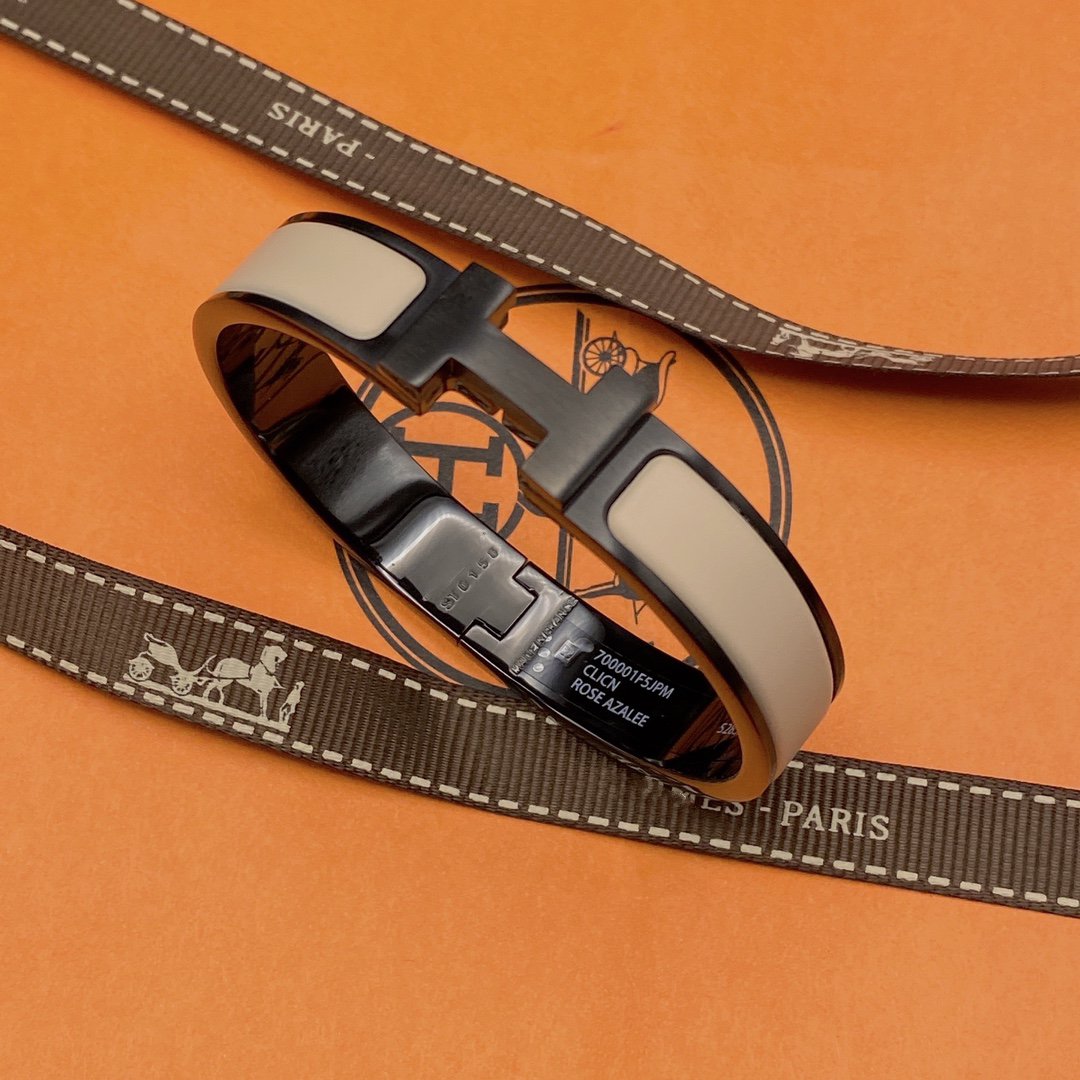 [Radiant Gem]¯H BRACELET 12MM BLACK BEIGE CERAMIC