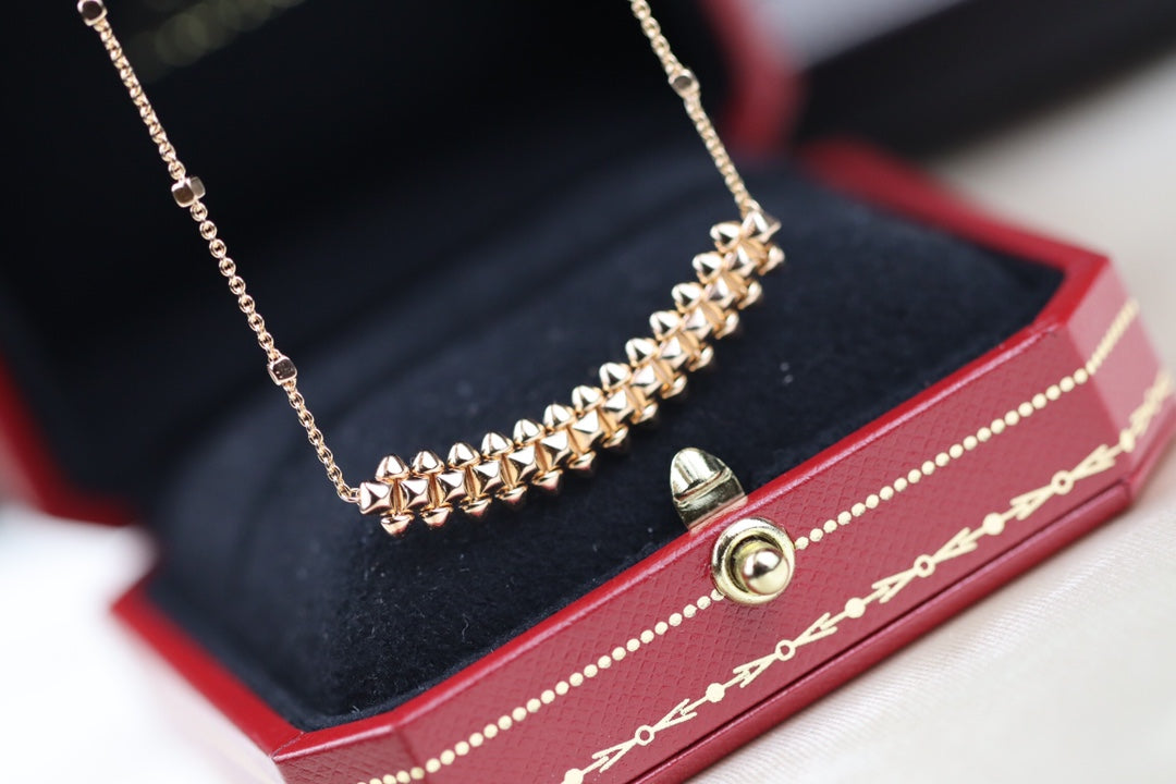 [Radiant Gem]¯CLASH PINK GOLD NECKLACE