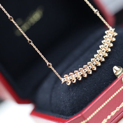 [Radiant Gem]¯CLASH PINK GOLD NECKLACE