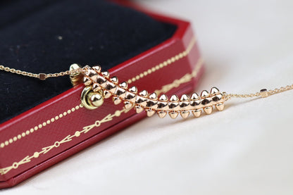 [Radiant Gem]¯CLASH PINK GOLD NECKLACE