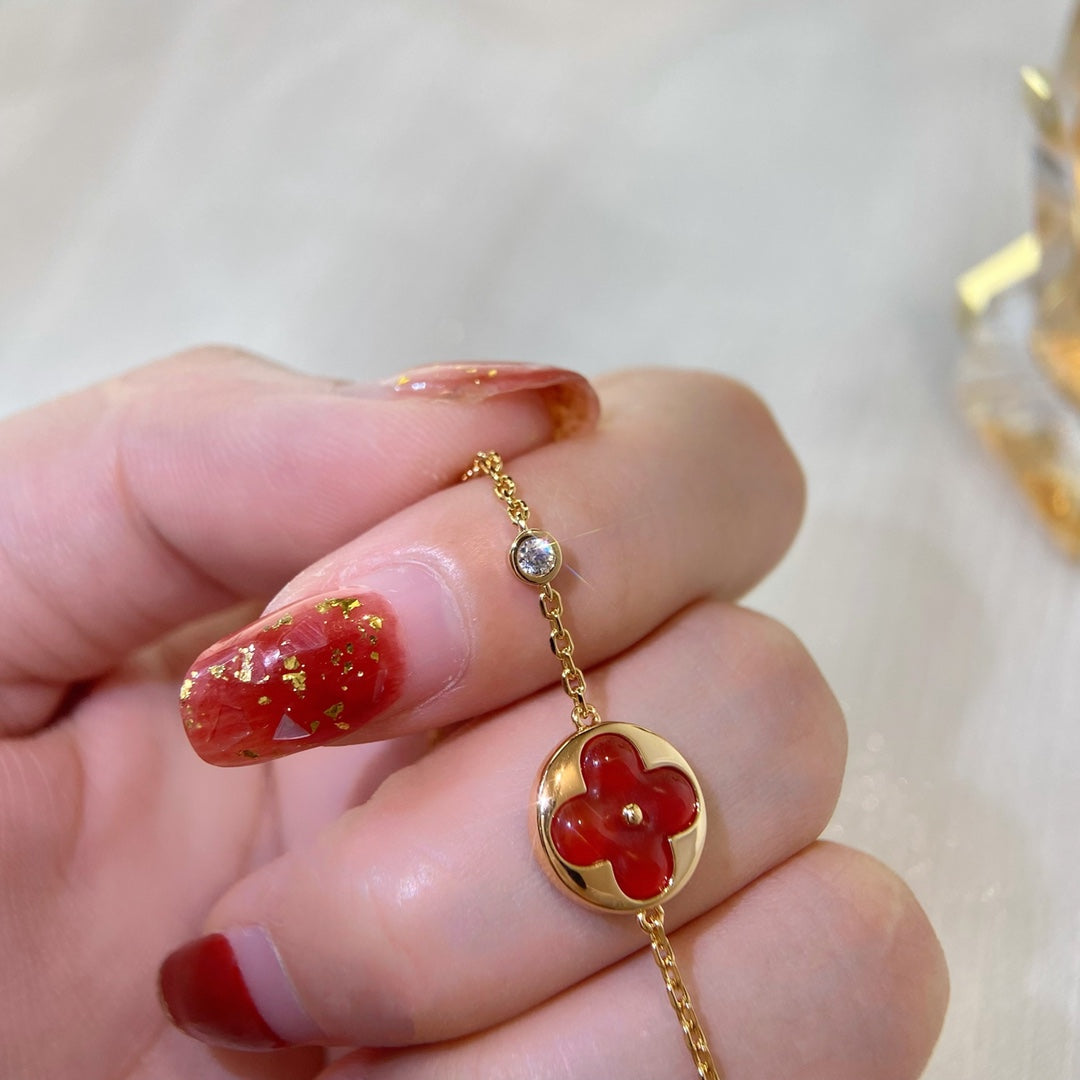 [Radiant Gem]¯SUN PEDANT CARNELIAN BRACELET