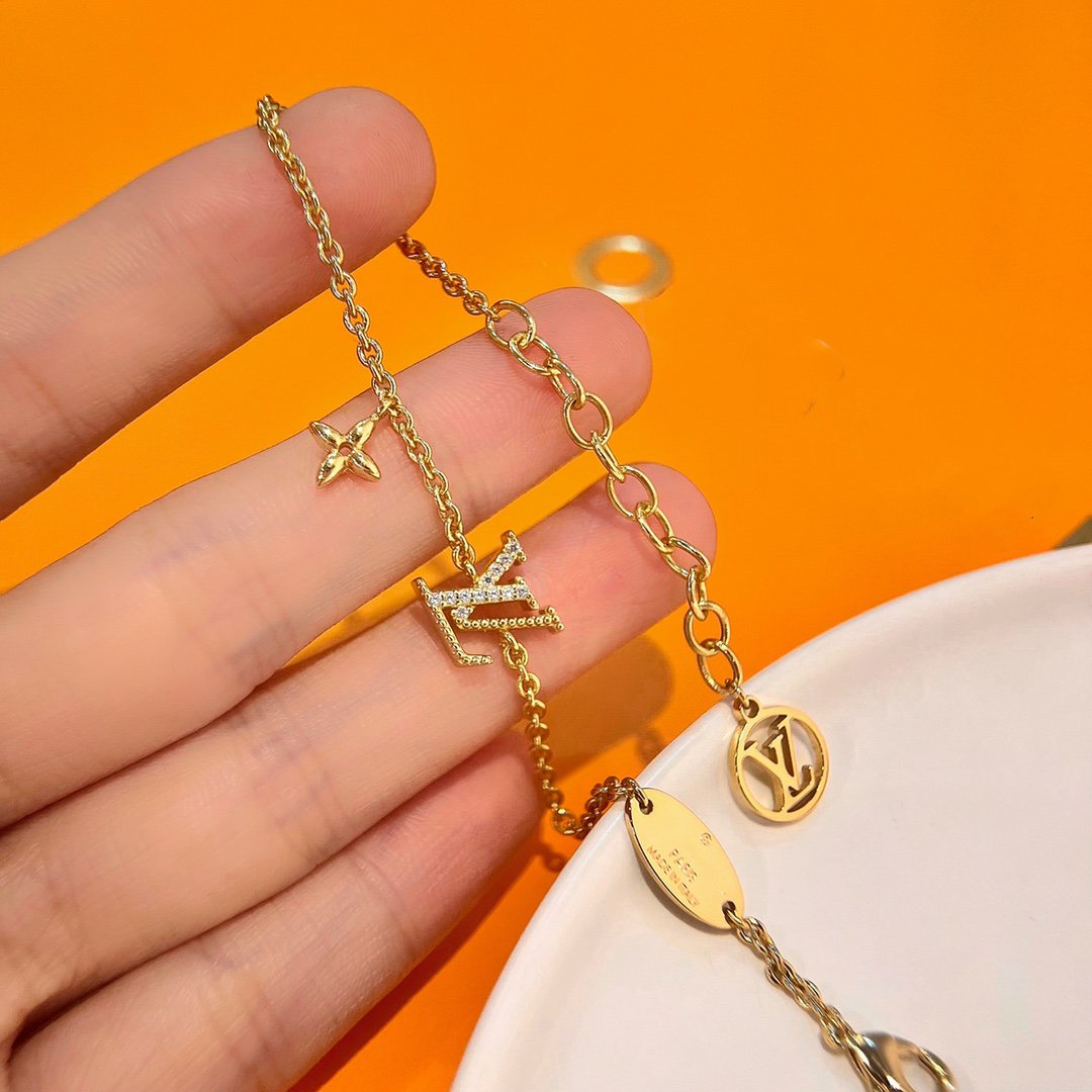 [Radiant Gem]¯LOGO STAR MOTIF GOLD BRACELET