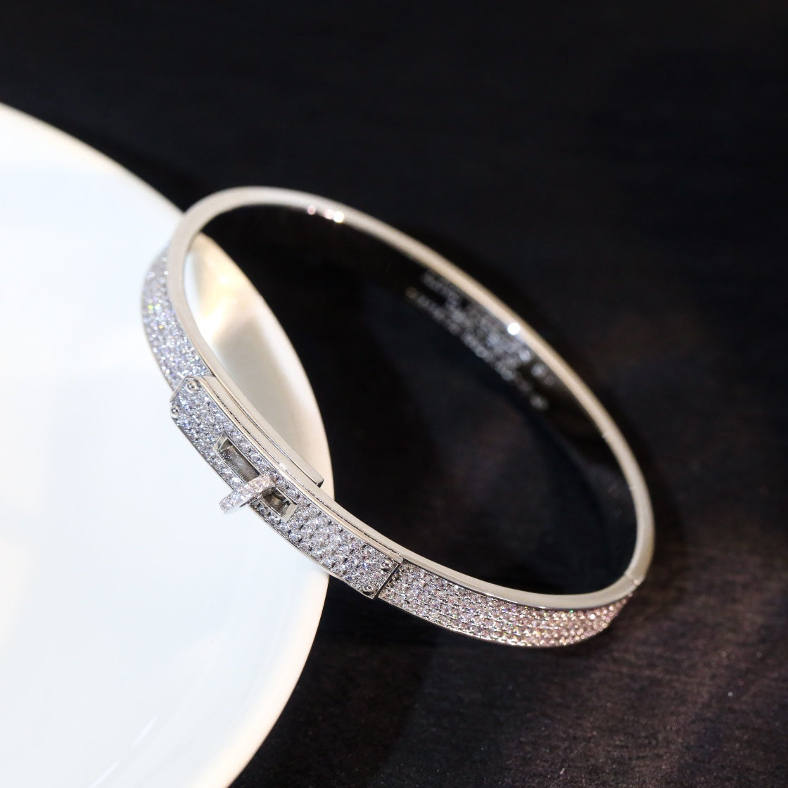 [Radiant Gem]¯KELLY BRACELET DIAMOND PAVED