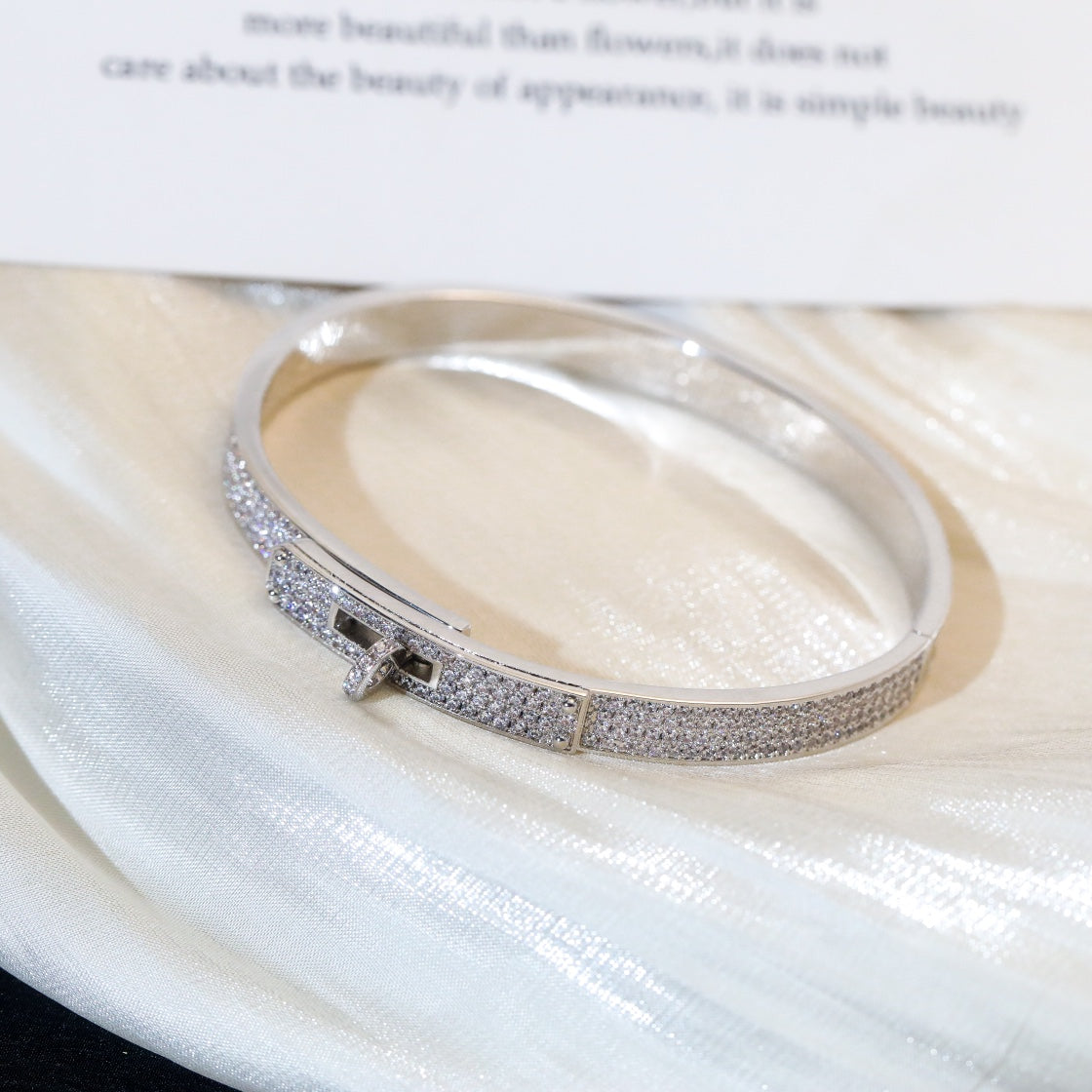 [Radiant Gem]¯KELLY BRACELET DIAMOND PAVED