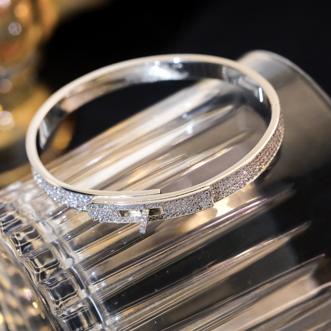 [Radiant Gem]¯KELLY BRACELET DIAMOND PAVED