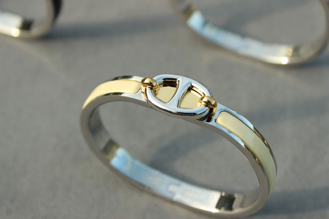 [Radiant Gem]¯CLIC CHAINE SILVER BRACELET