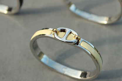 [Radiant Gem]¯CLIC CHAINE SILVER BRACELET