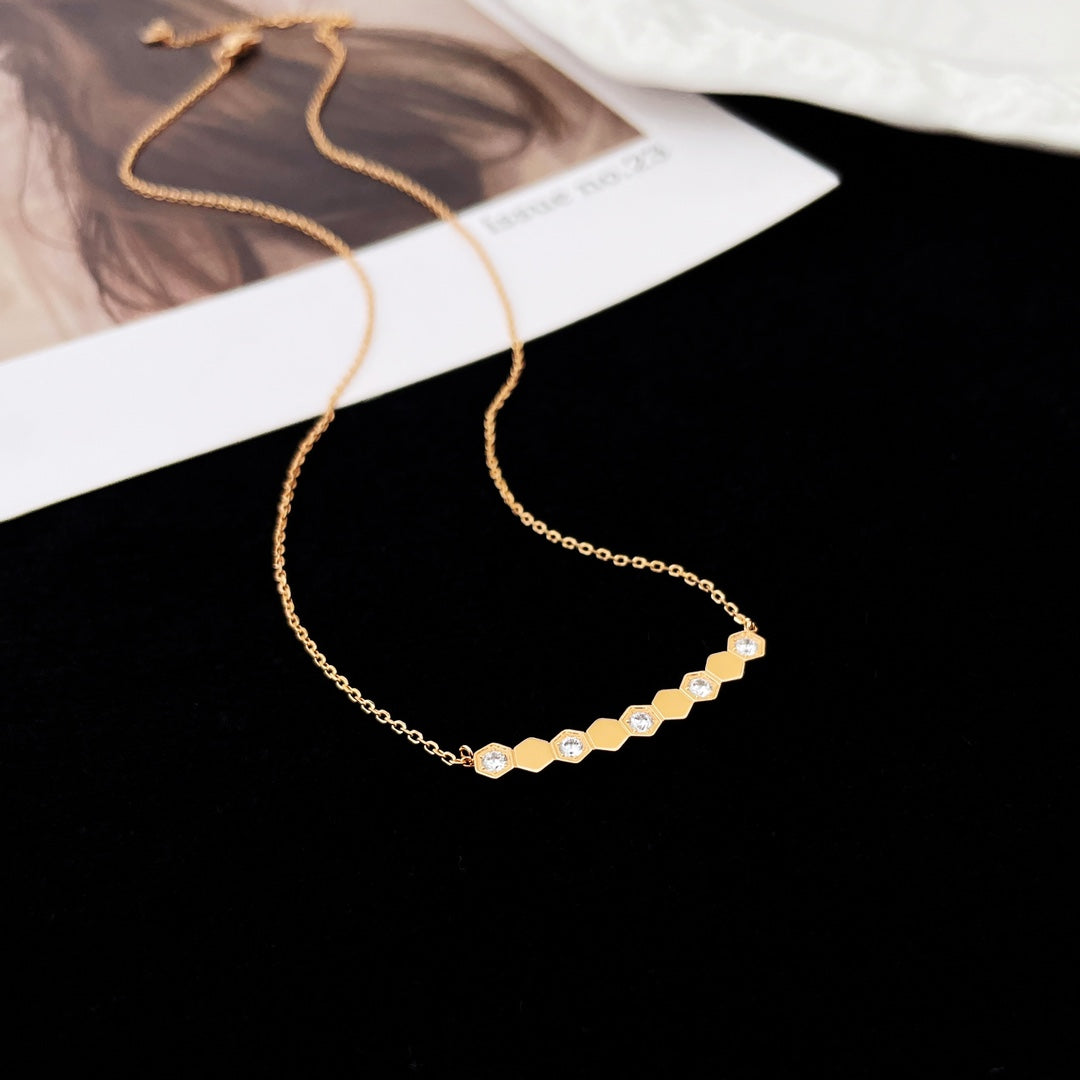 [Radiant Gem]¯BEE MY LOVE DIAMOND NECKLACE