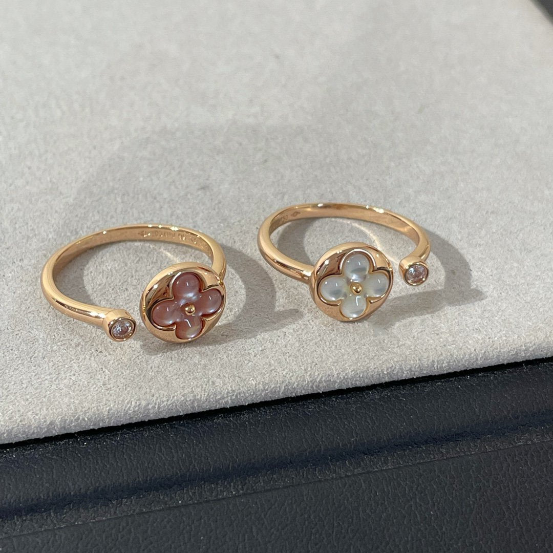 [Radiant Gem]¯SUN 1 DIAMOND PINK MOP RING