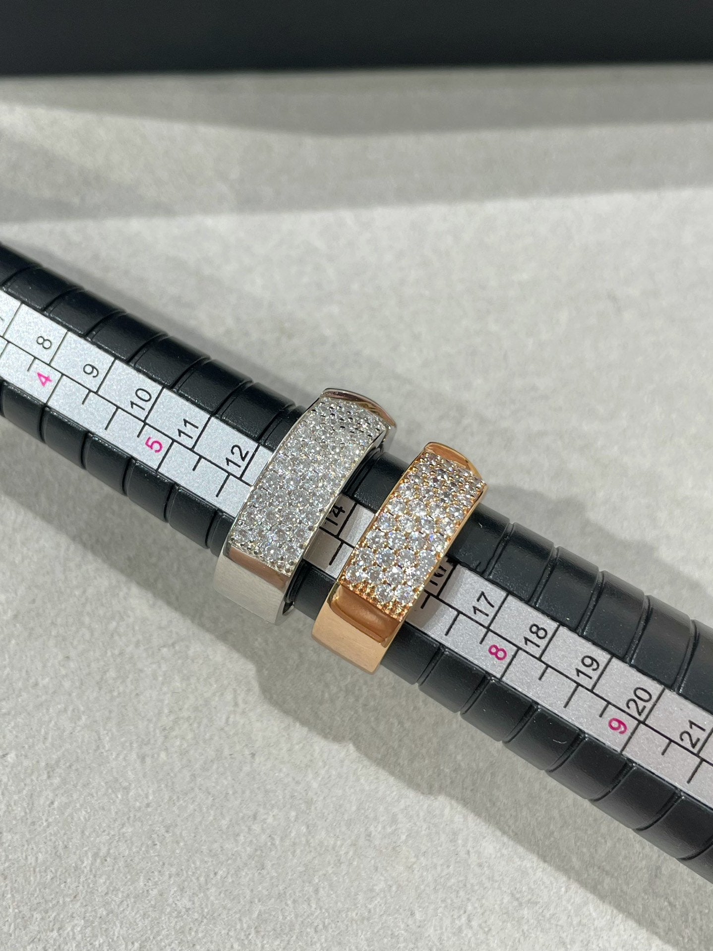 [Radiant Gem]¯LIENS EVIDENCE  DIAMOND PAVED RING