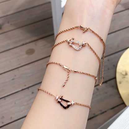 [Radiant Gem]¯FORCE 10 PINK GOLD DIAMOND NECKLACE