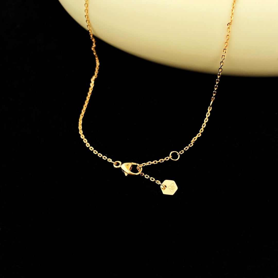 [Radiant Gem]¯BEE MINI PEDANT DIAMOND NECKLACE