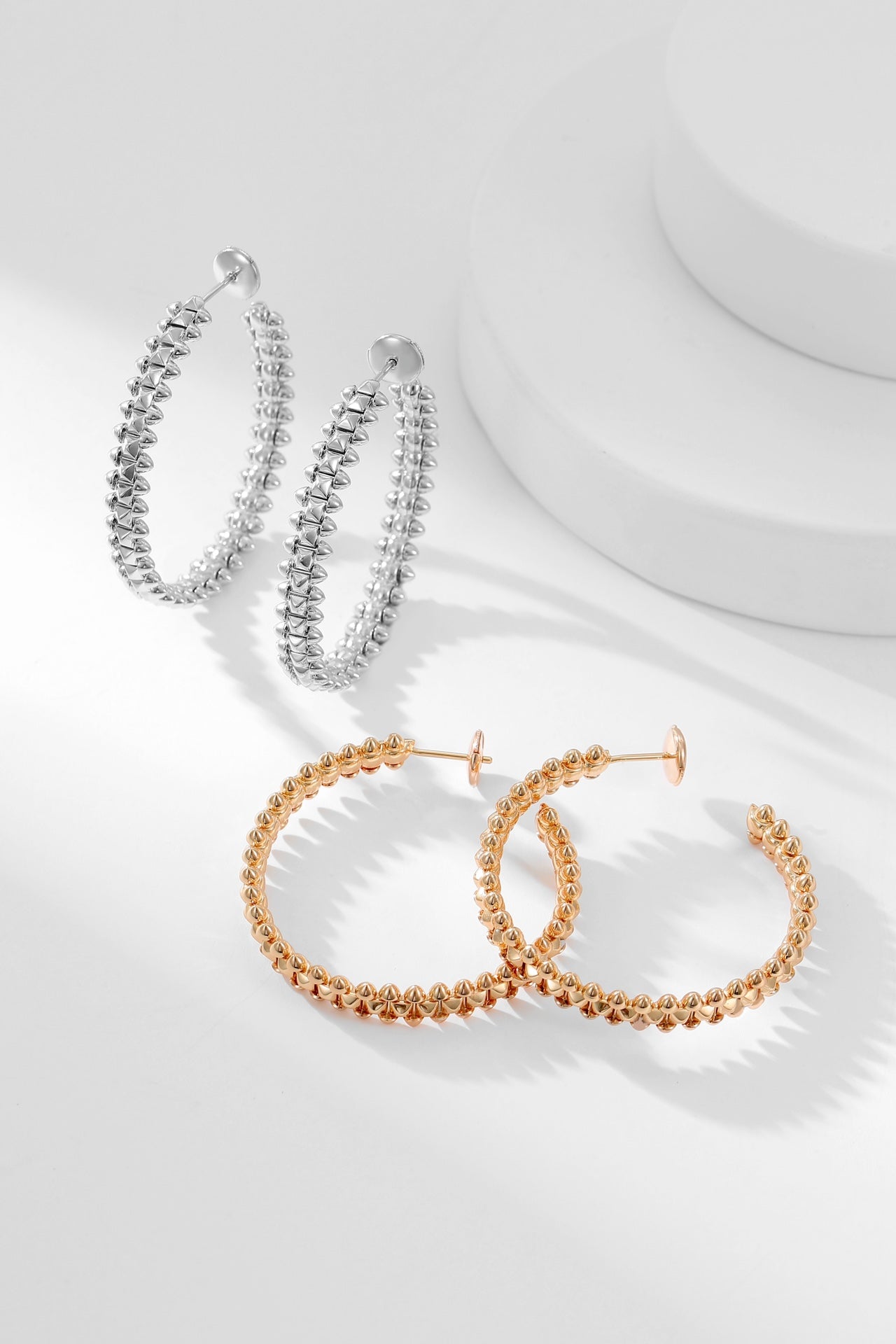 [Radiant Gem]¯CLASH HOOP EARRINGS