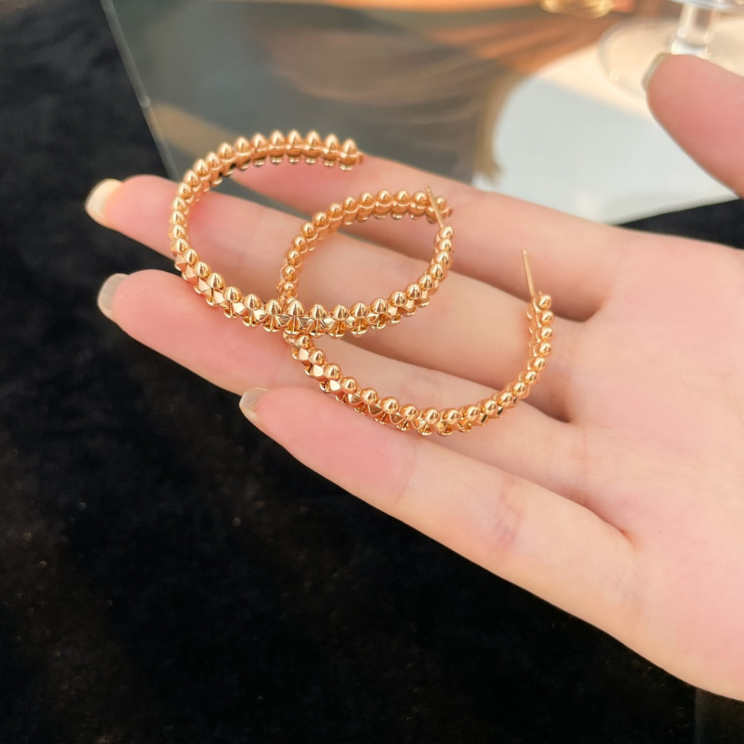 [Radiant Gem]¯CLASH HOOP EARRINGS