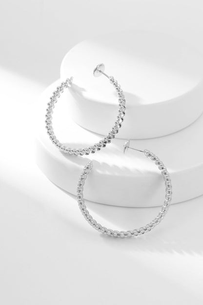 [Radiant Gem]¯CLASH HOOP EARRINGS