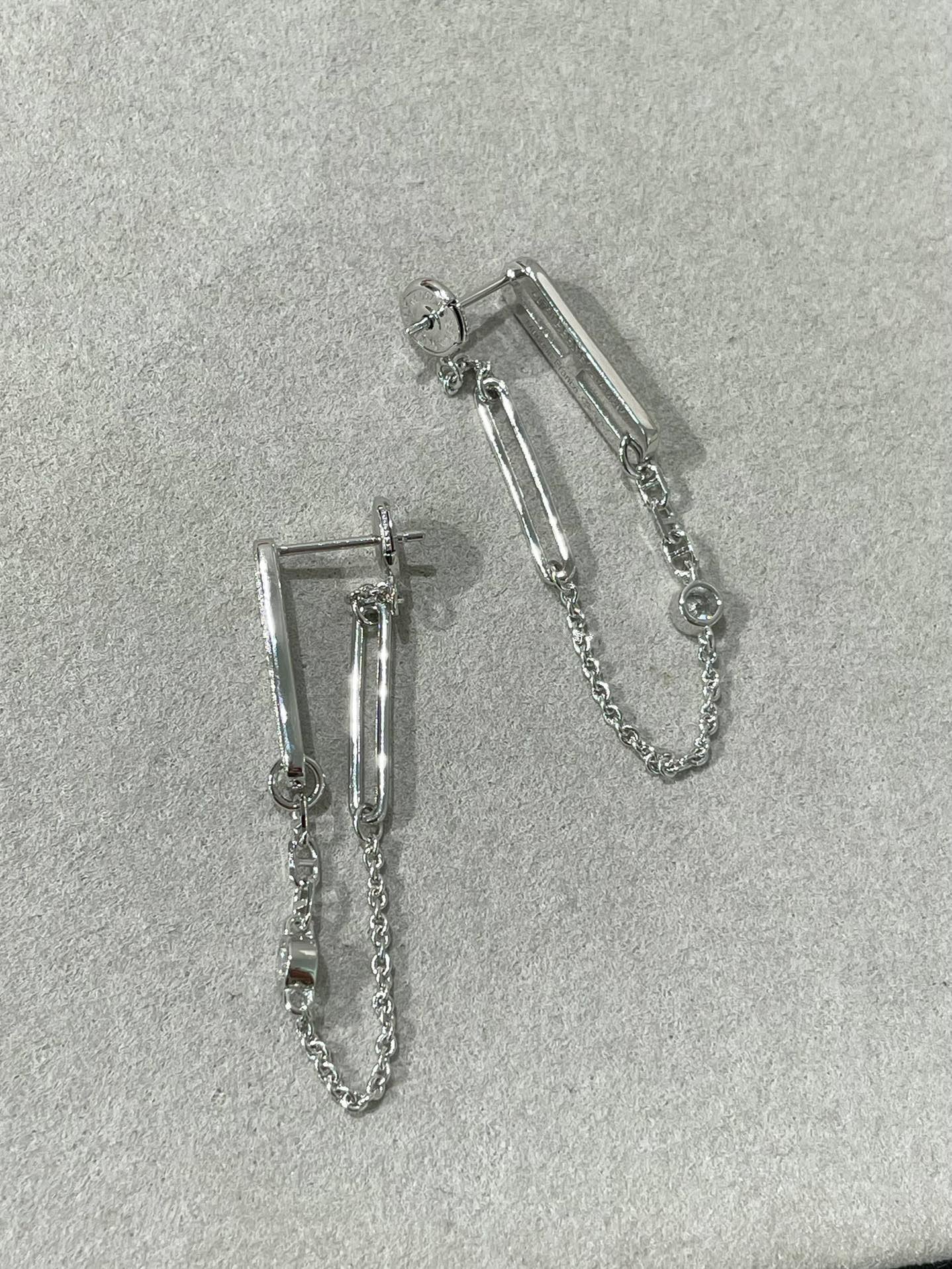 [Radiant Gem]¯CHAINE CHAOS DIAMOND DROP EARRINGS