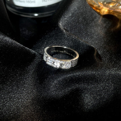 [Radiant Gem]¯KELLY SILVER DIAMOND RING