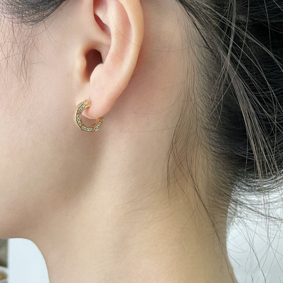 [Radiant Gem]¯LOVE DIAMOND EARRINGS
