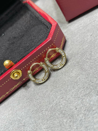 [Radiant Gem]¯LOVE DIAMOND EARRINGS