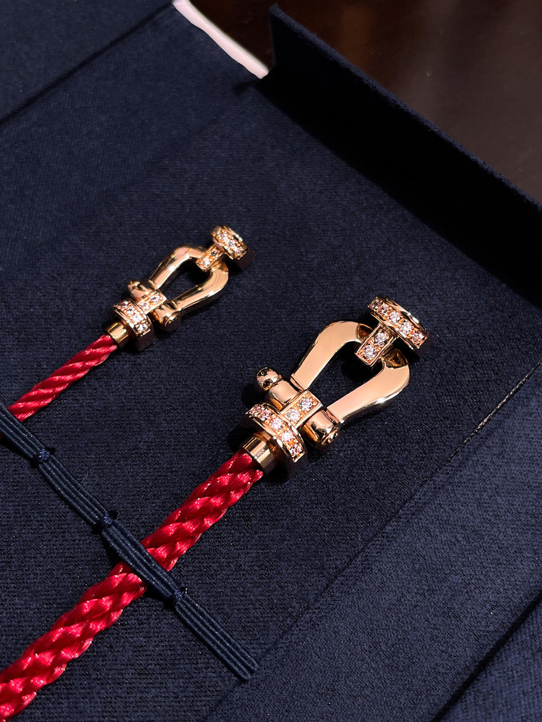 [Radiant Gem]¯FORCE 10 HALF DIAMOND PINK GOLD RED CORDERI LARGE AND MEDIUM MODEL
