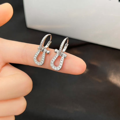 [Radiant Gem]¯FORCE 10 FULL DIAMOND DROP EARRINGS MEDIUM MODEL