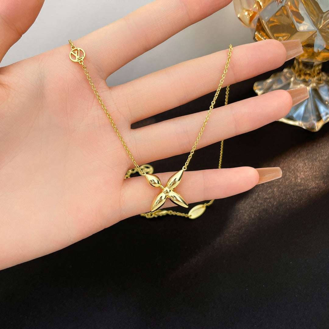 [Radiant Gem]¯LOUISETTE GOLD NECKLACE