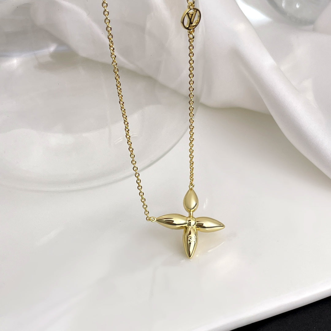 [Radiant Gem]¯LOUISETTE GOLD NECKLACE