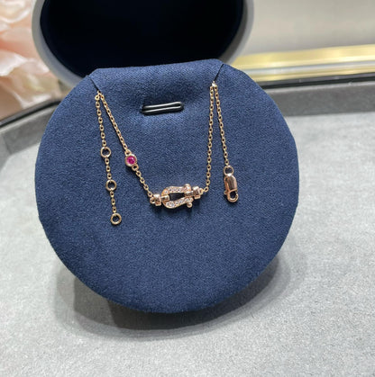 [Radiant Gem]¯FORCE 10 DIAMOND CHAIN LINK PINK GOLD BRACELET