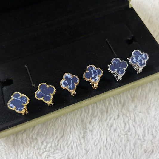 [Radiant Gem]¯CLOVER PIETERSITE MEDIUM STUD EARRINGS