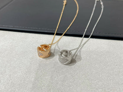 [Radiant Gem]¯LIENS EVIDENCE DIAMOND PAVED NECKLACE