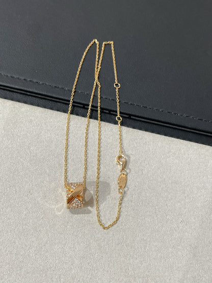 [Radiant Gem]¯LIENS EVIDENCE DIAMOND PAVED NECKLACE